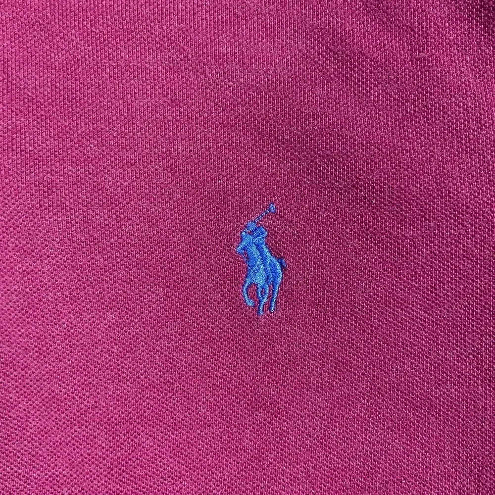 Polo Ralph Lauren Polo Shirt Size XXL Pink Custom Fit Casual Blue Pony Logo